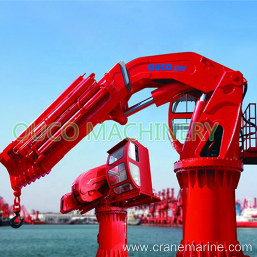 Cargo Crane Hydraulic Provision Crane with Electric Motor